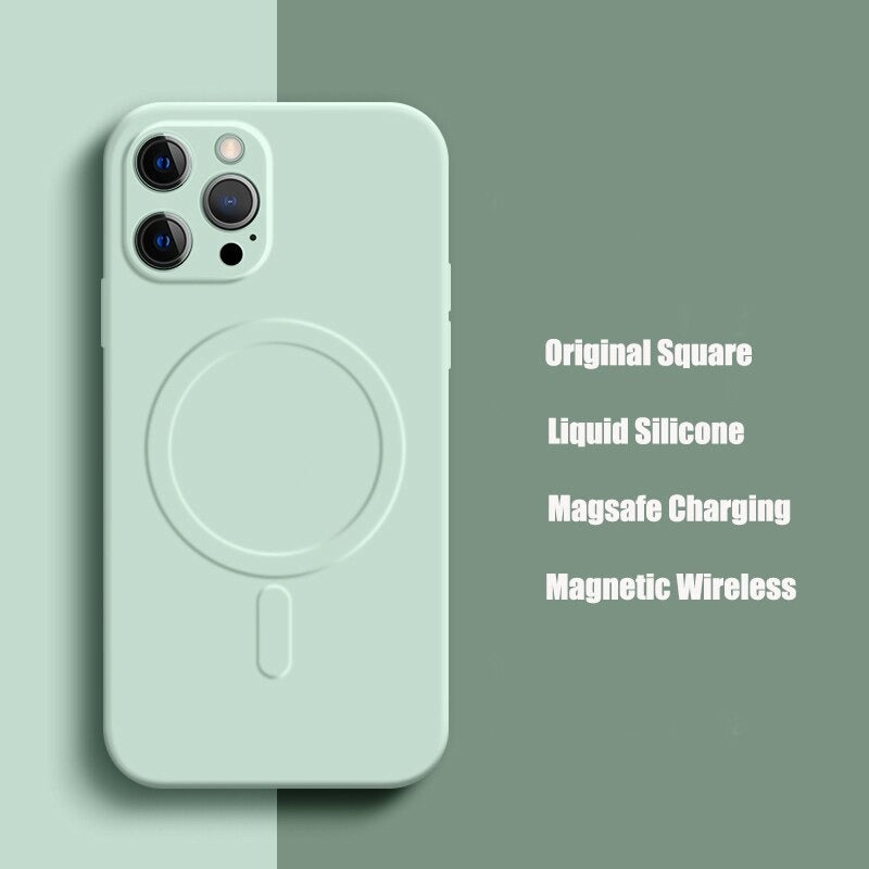 Capa de Silicone com Magsafe