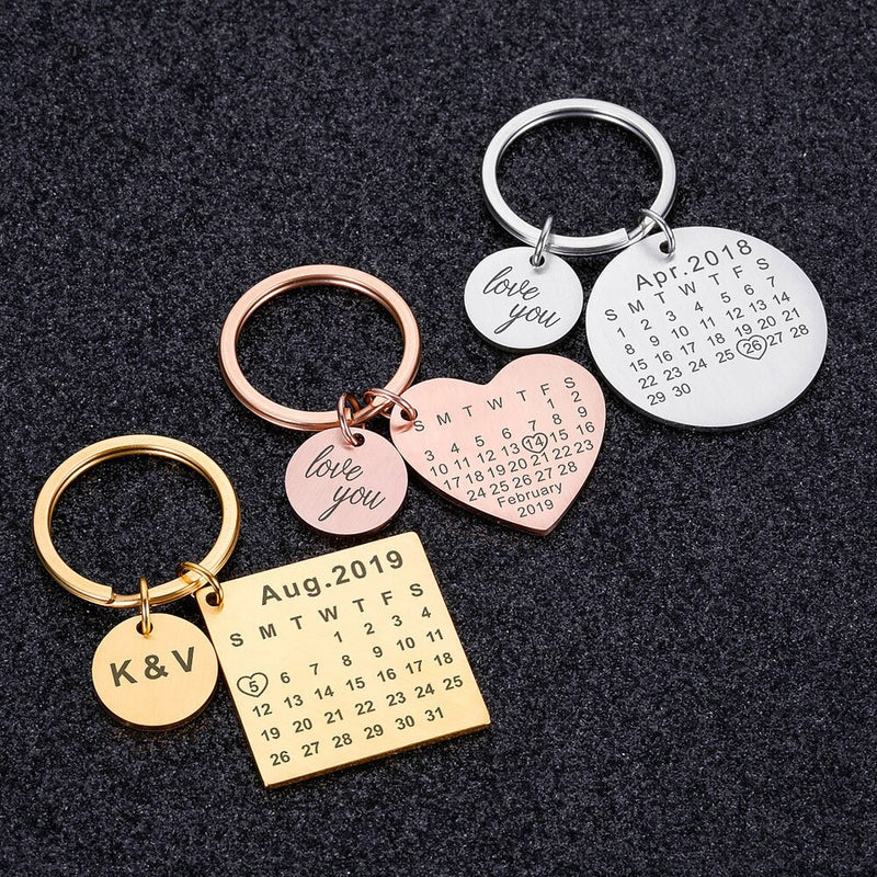 Chaveiro Personalizado Calendário