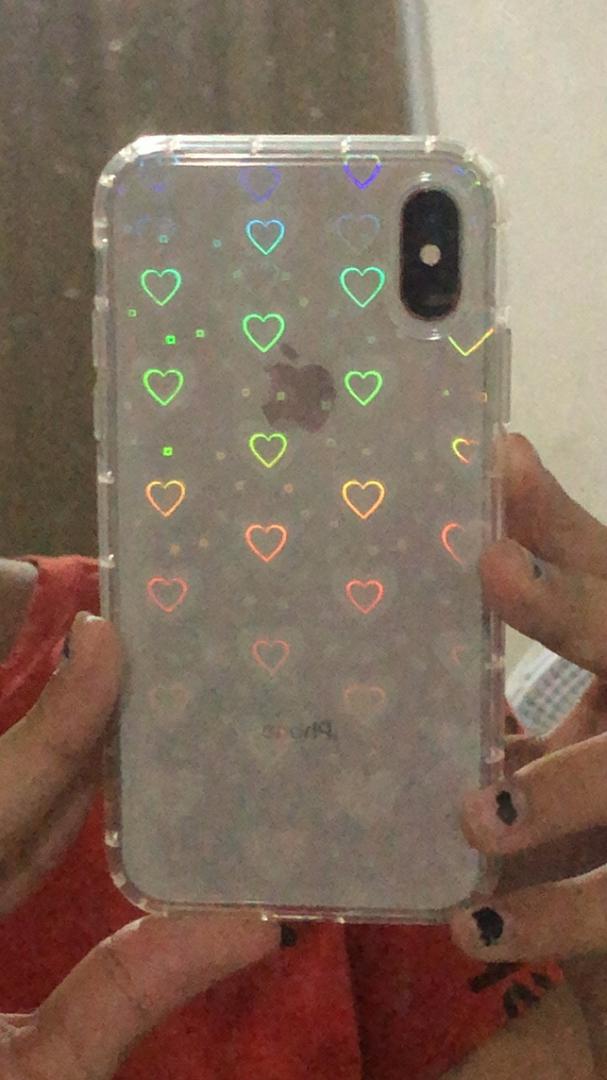 Capa Holográfica - Coração iPhone