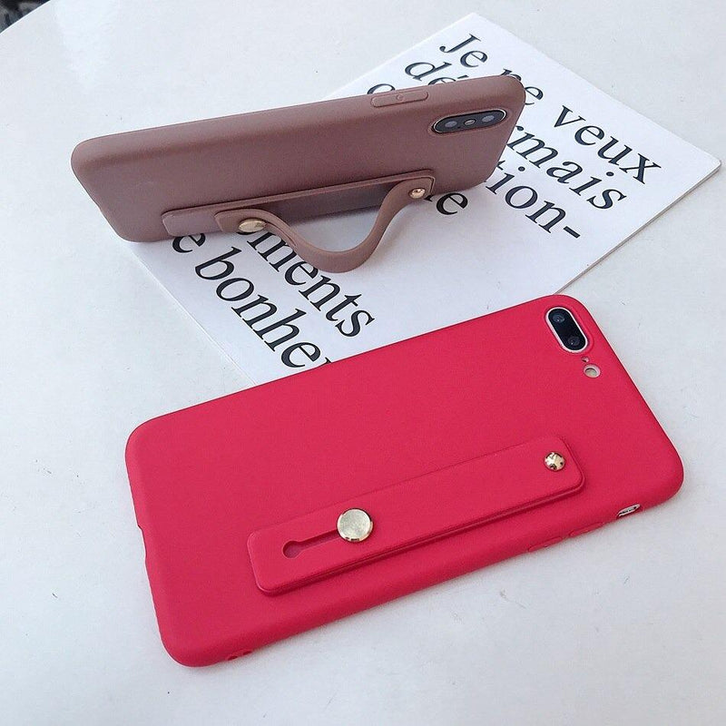Capa com alça para iPhone